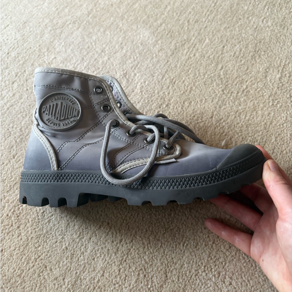 Palladium Boots Pampa Hi Originale in Grey/Blue